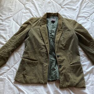 ✨VTG✨ Worthington Olive Corduroy Women's Blazer